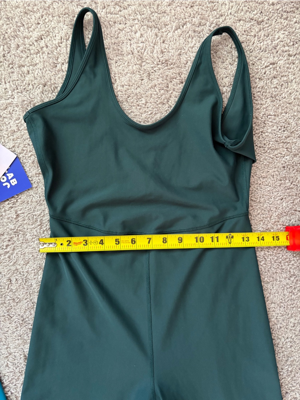 JoyLab Teal Active Tank Jumpsuit - Picture 9 of 11